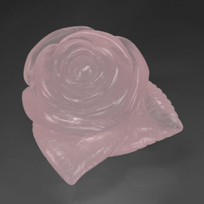 Quartzo rosa rosa natural 328,80ct, transparente, transparente/translúcido