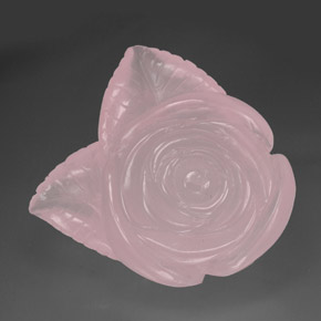 Quartzo rosa rosa natural 328,80ct, transparente, transparente/translúcido