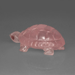 Quartzo rosa rosa natural 57,63ct, transparente, transparente/translúcido