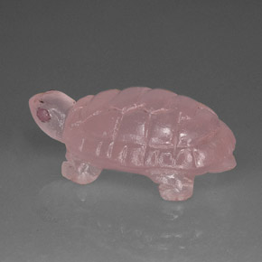 Quartzo rosa rosa natural 48,42ct, transparente, transparente/translúcido