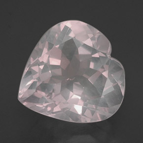 Quartzo rosa rosa natural 15,77ct, transparente, transparente/translúcido