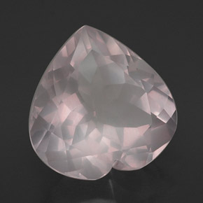 Quartzo rosa rosa natural 15,03ct, transparente, transparente/translúcido