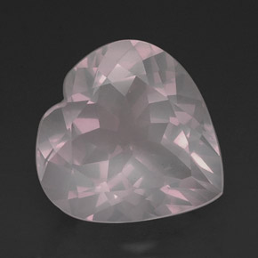Quartzo rosa rosa natural 16,50ct, transparente, transparente/translúcido