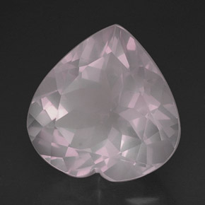 Quartzo rosa rosa natural 16,50ct, transparente, transparente/translúcido