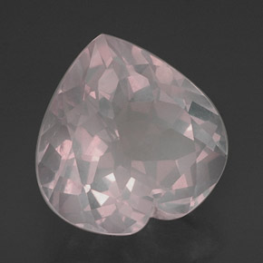 Quartzo rosa rosa natural 16,23ct, transparente, transparente/translúcido