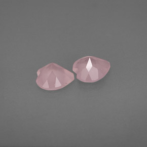 Pedras preciosas de quartzo rosa rosa natural de  ct, transparente, transparente/translúcido