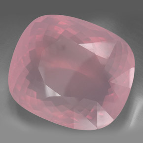 Quartzo rosa rosa natural 267,60ct, transparente, transparente/translúcido