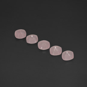 Pedras preciosas de quartzo rosa rosa natural de  ct, transparente, transparente/translúcido