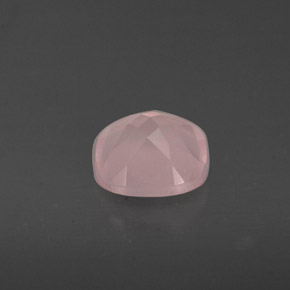 Quartzo rosa rosa natural 0,83ct, transparente, transparente/translúcido