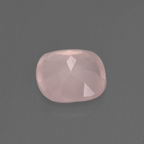 Quartzo rosa rosa natural 0,76ct, transparente, transparente/translúcido