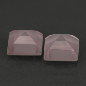 Pedras preciosas de quartzo rosa rosa natural de  ct, transparente, transparente/translúcido