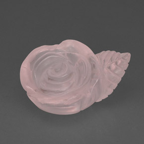 Quartzo rosa rosa natural 28,77ct, transparente, transparente/translúcido