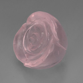 Quartzo rosa rosa natural 43,69ct, transparente, transparente/translúcido