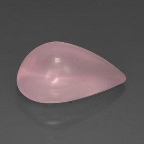 Quartzo rosa rosa natural 26,30ct, transparente, transparente/translúcido
