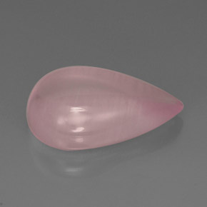 Quartzo rosa rosa natural 13,10ct, transparente, transparente/translúcido