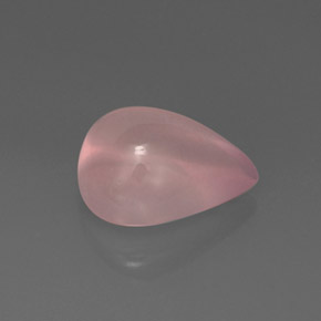 Quartzo Rosa Rosa Natural 9.46ct, Transparente, Transparente/Translúcido