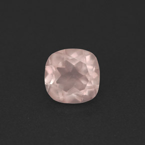 Quartzo rosa rosa natural 0,86ct, transparente, transparente/translúcido