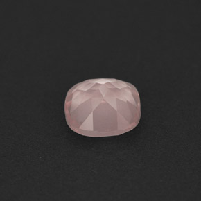 Quartzo rosa rosa natural 0,86ct, transparente, transparente/translúcido