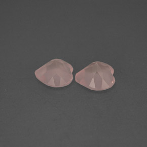 Pedras preciosas de quartzo rosa rosa natural de  ct, transparente, transparente/translúcido
