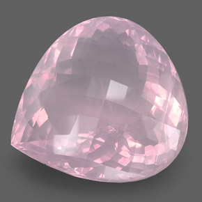 Quartzo rosa rosa natural 421,80ct, transparente, transparente/translúcido