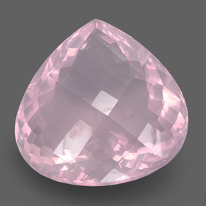 Quartzo rosa rosa natural 421,80ct, transparente, transparente/translúcido