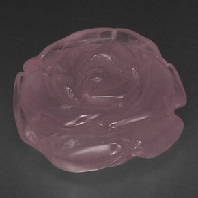 Quartzo rosa rosa natural 58,19ct, transparente, transparente/translúcido
