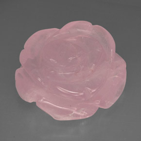 Quartzo rosa rosa natural 71,47ct, transparente, transparente/translúcido