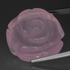 Quartzo rosa rosa natural 48,86ct, transparente, transparente/translúcido