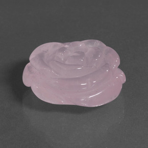 Quartzo rosa rosa natural 34,64ct, forma extravagante, translúcido