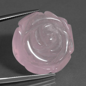 Quartzo Rosa Light Pink  Natural 52.80ct, Forma extravagante, Translúcido