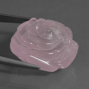 Quartzo Rosa Light Pink  Natural 52.80ct, Forma extravagante, Translúcido