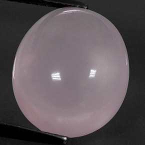 Quartzo rosa rosa natural 7,29ct, transparente, transparente/translúcido