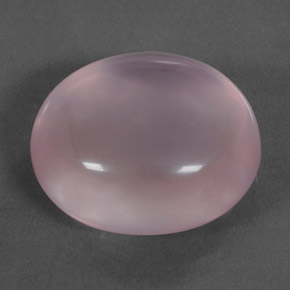 Quartzo rosa rosa natural 35,78ct, corte oval, transparente