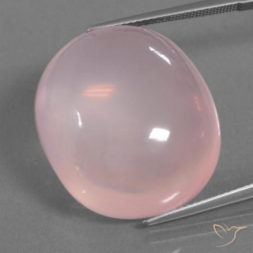 45.90ct Natural Luz rosa Quartzo Rosa, oval, Transparente