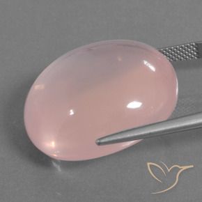 Quartzo Rosa Luz rosa Natural 45.90ct, oval, Transparente