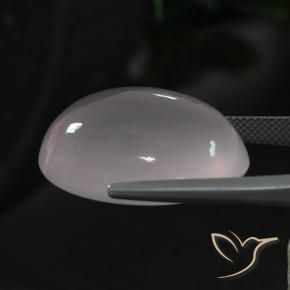 Quartzo Rosa Rosa bem claro Natural 44.65ct, oval, Transparente