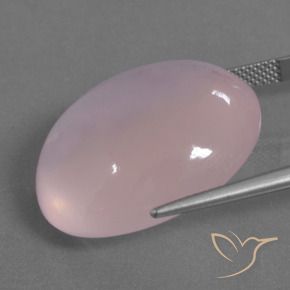 Quartzo Rosa Rosa Claro Rosa Natural 40.97ct, oval, Transparente/Translúcido