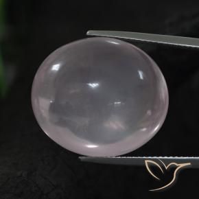 Quartzo Rosa Rosa bem claro Natural 38.11ct, oval, Transparente