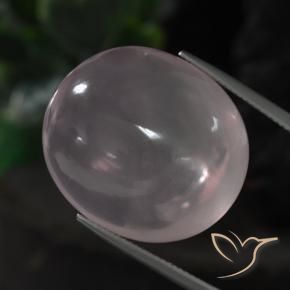 Quartzo Rosa Luz rosa Natural 51.32ct, oval, Transparente