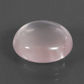 Quartzo rosa rosa natural 8,29ct, corte oval, transparente