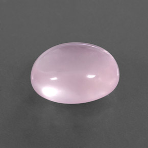 Quartzo rosa rosa natural 8,07ct, corte oval, transparente