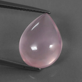 Quartzo rosa rosa natural 8,15ct, transparente, transparente/translúcido