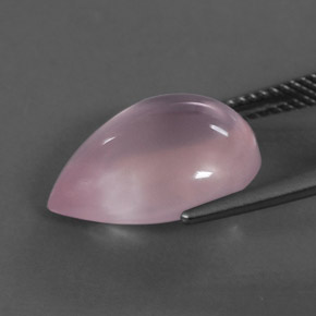 Quartzo rosa rosa natural 8,15ct, transparente, transparente/translúcido