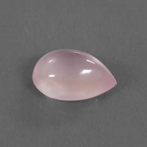 Quartzo rosa rosa natural 3,36ct, transparente, transparente/translúcido
