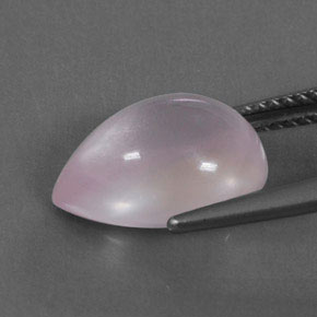 Quartzo rosa rosa natural 4,62ct, transparente, transparente/translúcido