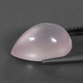 Quartzo rosa rosa natural 5,73ct, transparente, transparente/translúcido