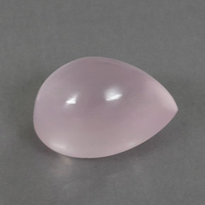 Quartzo rosa rosa natural 5,86ct, transparente, transparente/translúcido