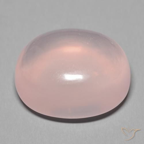 Quartzo Rosa Luz rosa Natural 38.62ct, oval, Transparente