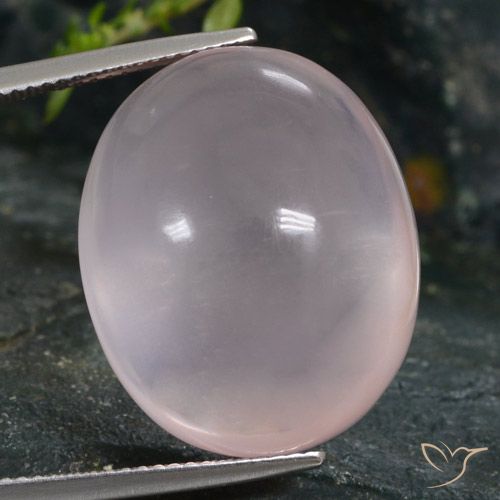 36.82ct Natural Luz rosa Quartzo Rosa, oval, Transparente