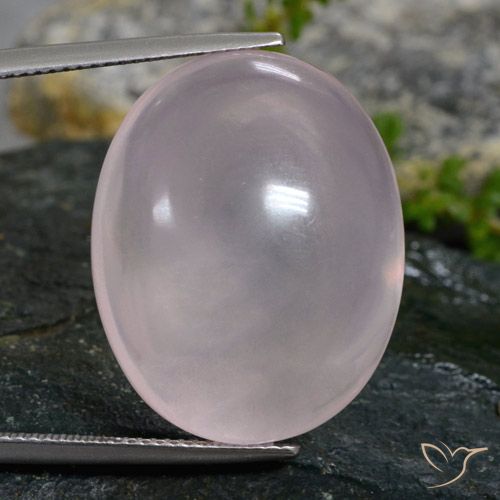 38.60ct Natural Rosa bem claro Quartzo Rosa, oval, Transparente